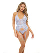 Maddy Soft Cup Lace Merrywidow W/thong Brunnera Blue