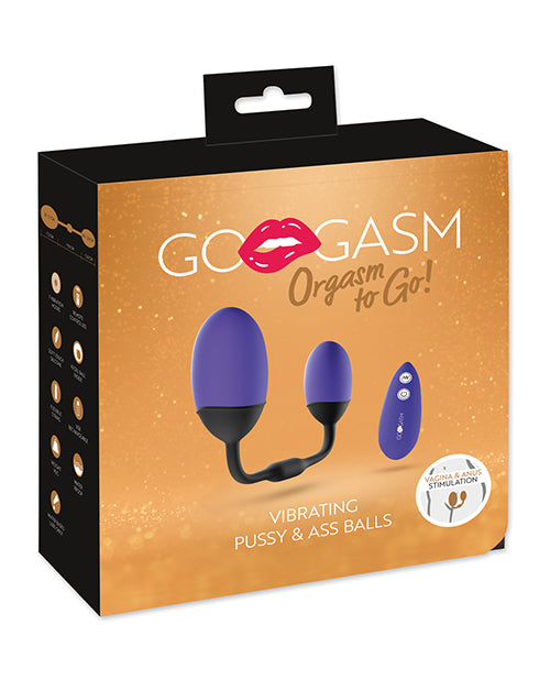 GoGasm Vibrating Pussy & Ass Balls - Purple by Orion Versand Gmbh & Co