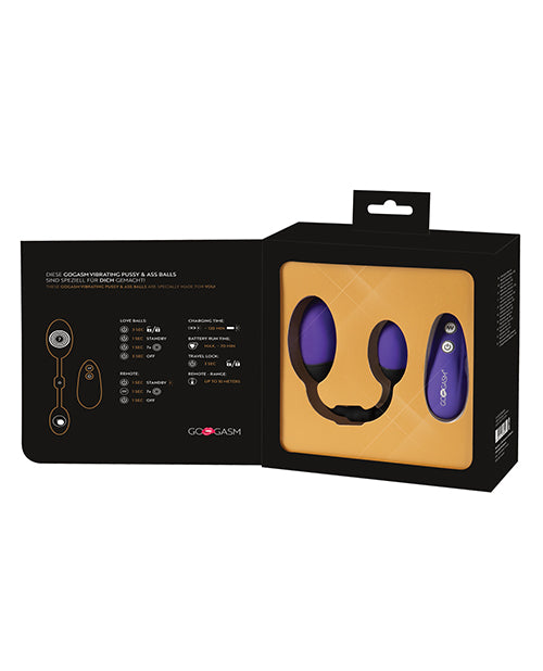 GoGasm Vibrating Pussy & Ass Balls - Purple by Orion Versand Gmbh & Co