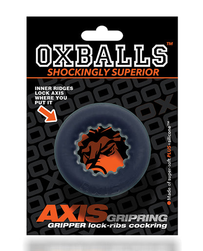 Oxballs Axis Rib Griphold Cockring by Blue Ox Designs LLCDba Oxballs