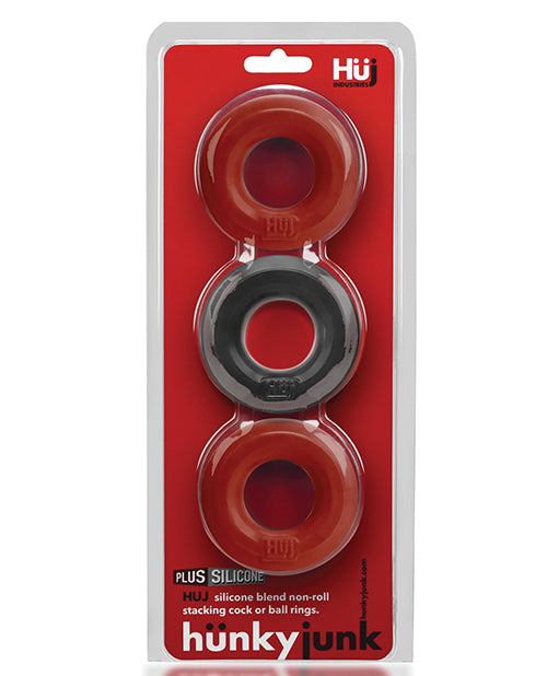 Hunky Junk 3 Pack C Ring - Ice by Blue Ox Designs LLCDba Oxballs