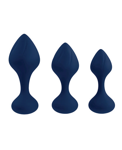 Playboy Pleasure Tail Trainer Anal Training Kit - Navy