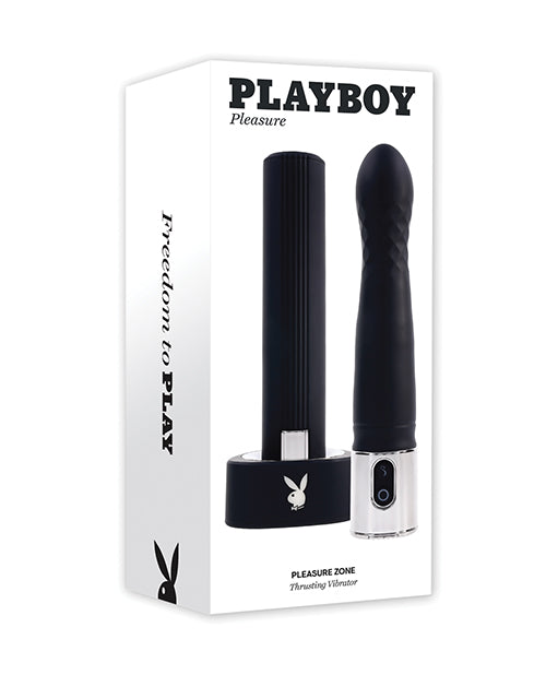 Playboy Pleasure Pleasure Zone Vibrator - 2AM Black by Evolved Novelties INC