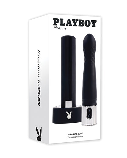 Playboy Pleasure Pleasure Zone Vibrator - 2AM Black by Evolved Novelties INC