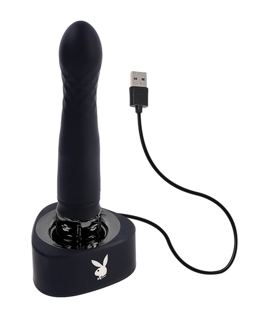 Playboy Pleasure Pleasure Zone Vibrator - 2AM Black by Evolved Novelties INC