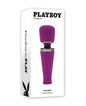 Playboy Pleasure Mic Drop Petite Wand Vibrator - Fuschia