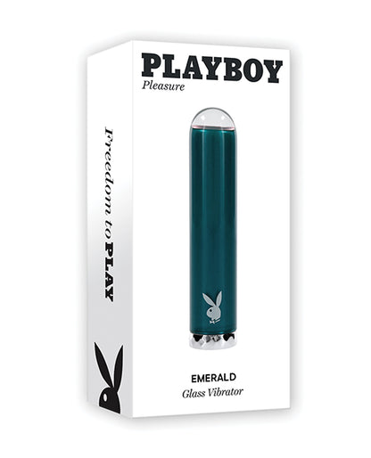 Playboy Pleasure Emerald Bullet Vibrator - Deep Teal