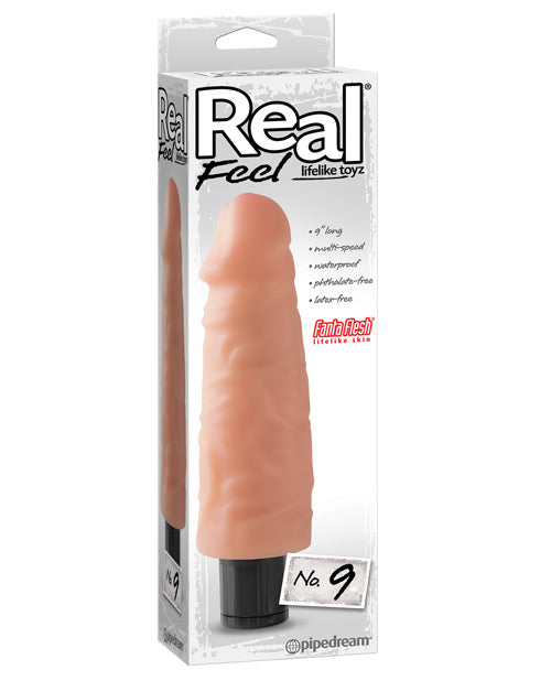 "Real Feel No. 9 Long 9"" Vibe Waterproof"