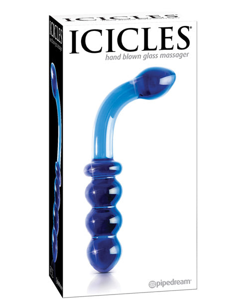 Icicles No. 31 Hand Blown Glass - Blue G Spot by Pipedream Products