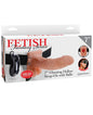 "Fetish Fantasy Series 7"" Vibrating Hollow Strap On W/balls"