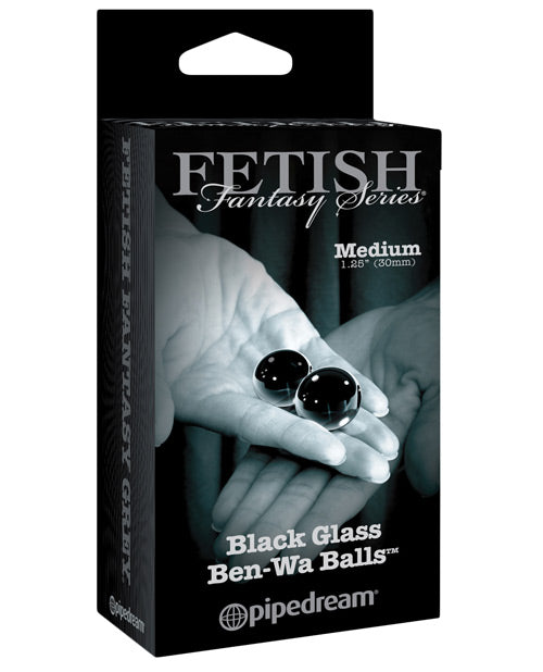 Fetish Fantasy Limited Edition Black Glass Ben-wa Balls by Pipedream Products