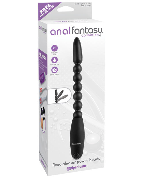 Anal Fantasy Collection Flexa Pleaser Power Beads - Black