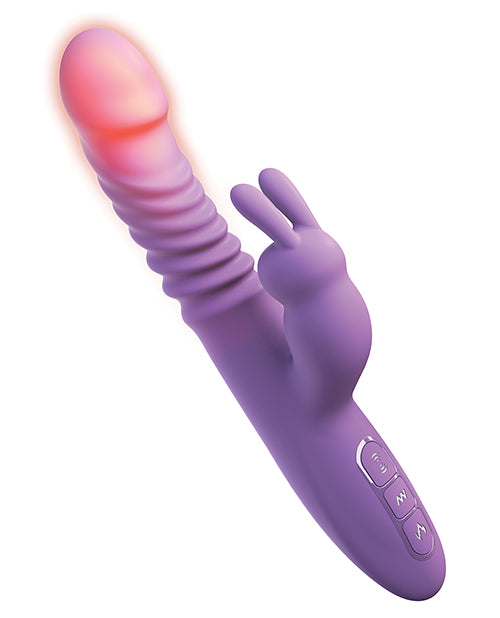 Fantasy for Her Ultimate Thrusting Silicone Rabbit - Purple