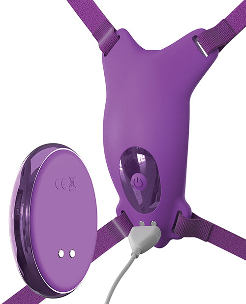 Fantasy For Her Ultimate Butterfly Strap On - Purple by Pipedream Products