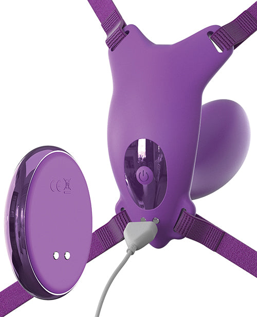 Fantasy For Her Ultimate G-Spot Butterfly Strap On - Purple by Pipedream Products