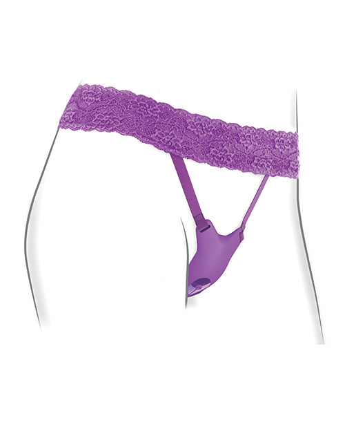Fantasy For Her Ultimate G-Spot Butterfly Strap On - Purple by Pipedream Products