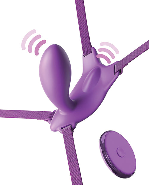 Fantasy For Her Ultimate G-Spot Butterfly Strap On - Purple by Pipedream Products