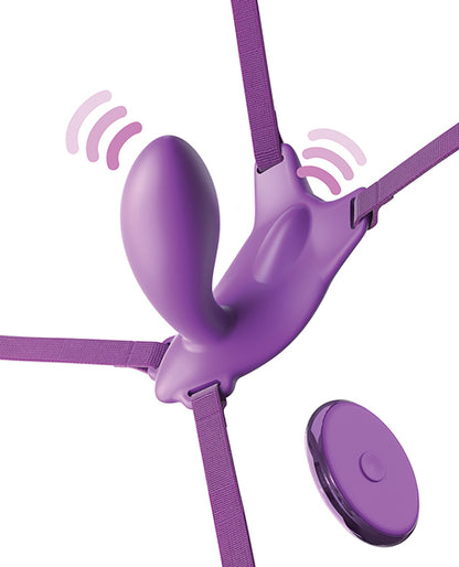 Fantasy For Her Ultimate G-Spot Butterfly Strap On - Purple by Pipedream Products