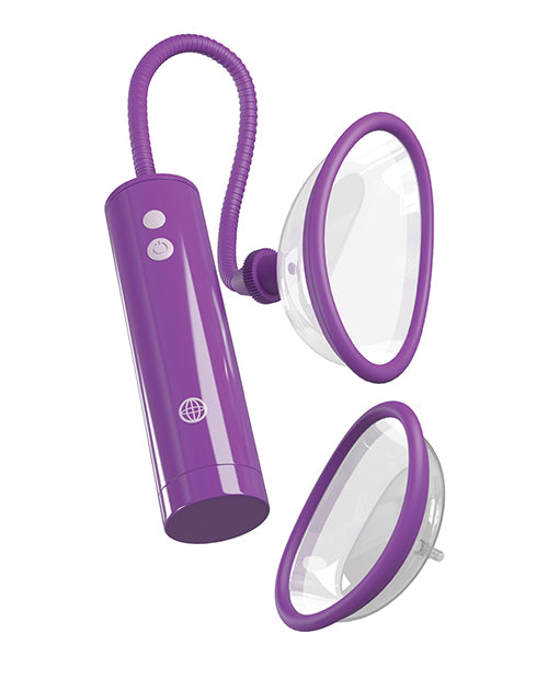Fantasy For Her Rechargeable Pleasure Pump Kit - Purple by Pipedream Products