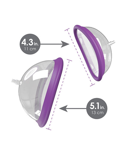 Fantasy For Her Rechargeable Pleasure Pump Kit - Purple by Pipedream Products