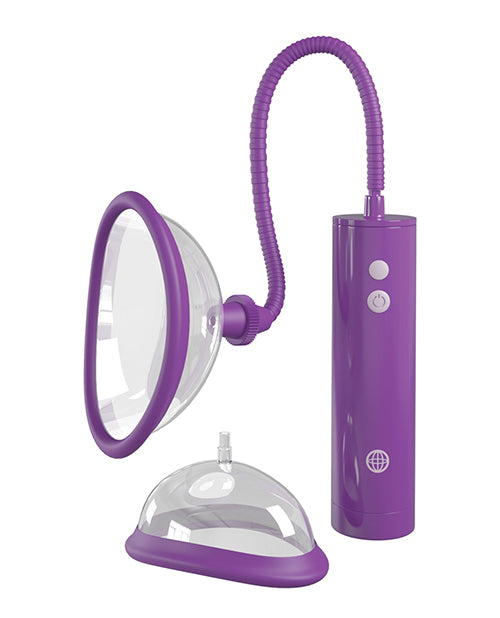 Fantasy For Her Rechargeable Pleasure Pump Kit - Purple by Pipedream Products