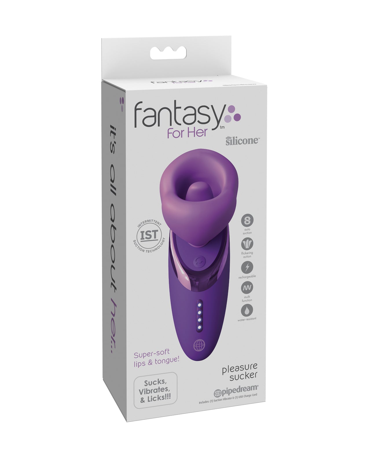 Fantasy for Her Pleasure Sucker - Purple by Pipedream Products