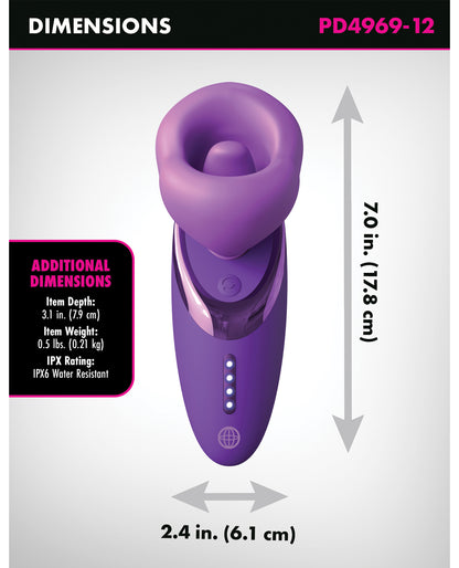 Fantasy for Her Pleasure Sucker - Purple by Pipedream Products