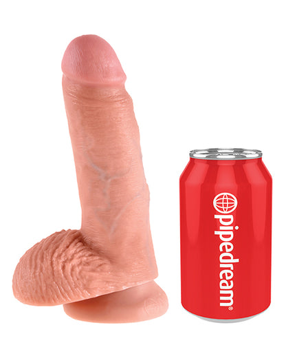 "King Cock 7"" Cock W/balls" by Pipedream Products