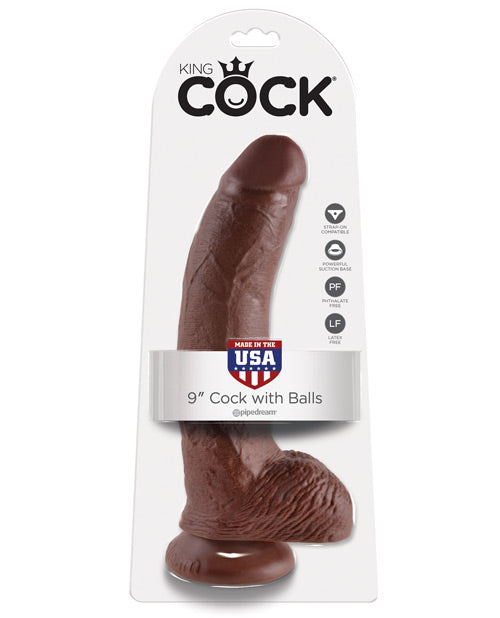 "King Cock 9"" Cock W/balls" by Pipedream Products