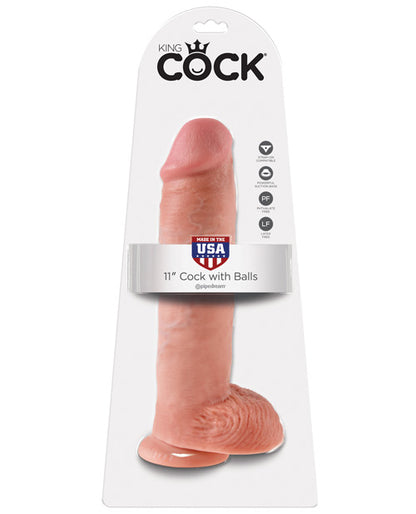 "King Cock 11"" Cock W/balls" by Pipedream Products