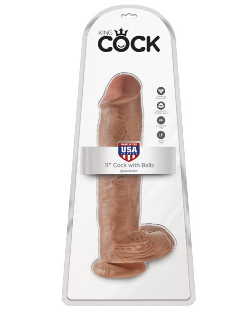 "King Cock 11"" Cock W/balls" by Pipedream Products
