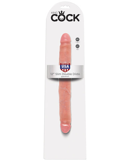 "King Cock 12"" Slim Double"