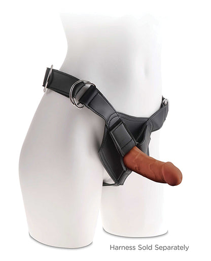 King Cock Plus 6" Triple Density Cock - Brown