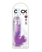 King Cock Clear Cock W/balls