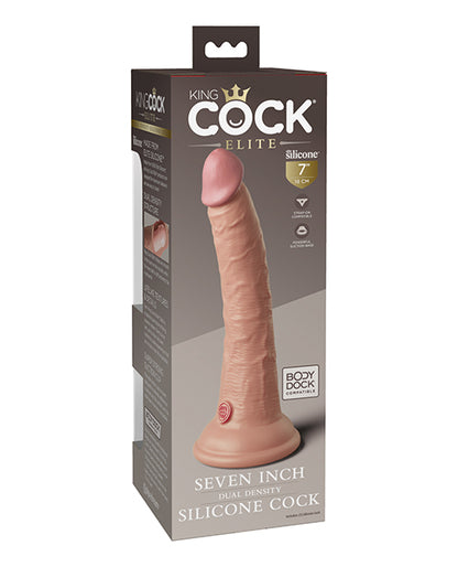 King Cock Elite 7" Dual Density Silicone Cock