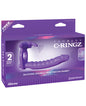 Fantasy C-Ringz Silicone Double Pene Rabbit - Purple