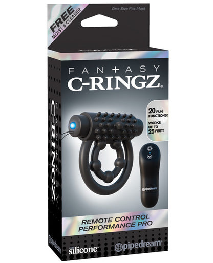 Fantasy C-Ringz Remote Control Performance Pro - Black