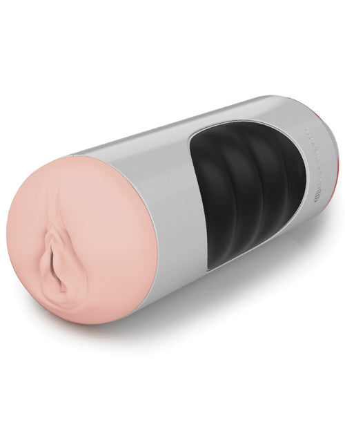 PDX Extreme Mega Grip Squeezable Vibrating Strokers - Pussy