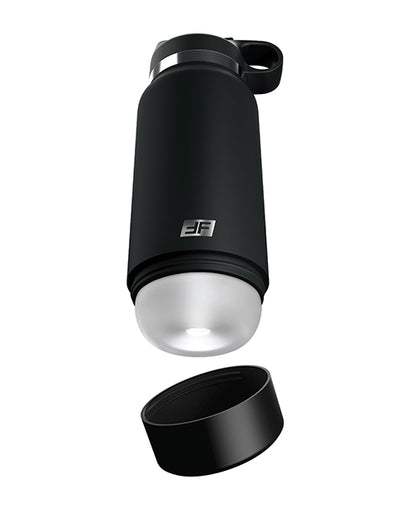 PDX Plus Fap Flask Thrill Seeker Stroker - Frosted/Black by Pdx Brands