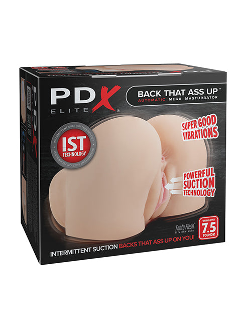 PDX Elite Back That Ass Up Automatic Mega Masturbator - Light by Pdx Brands