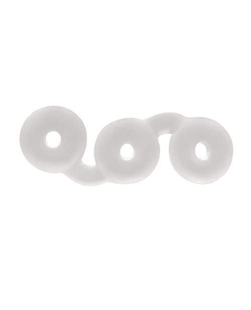 Perfect Fit Triple Donut Ring - Clear by Perfect Fit Brand
