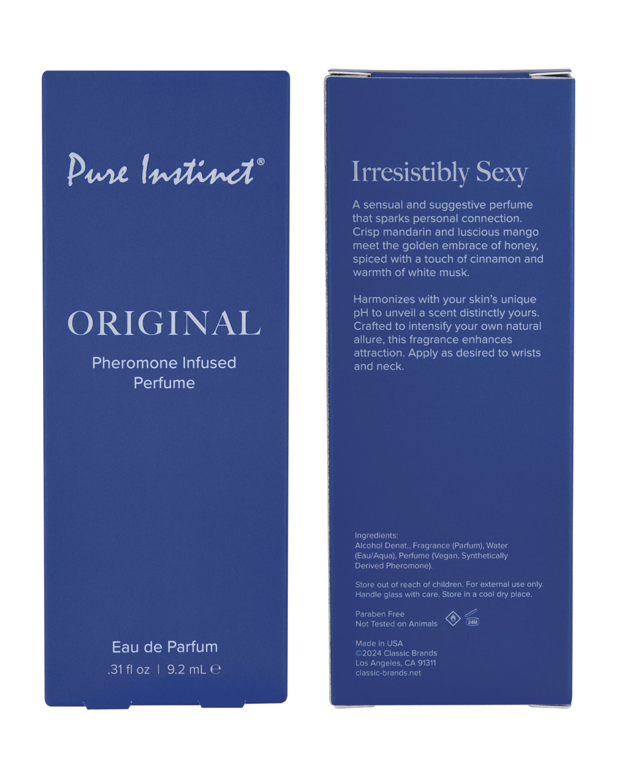 Pure Instinct Pheromone Perfume Original - 9.2 ml Spray