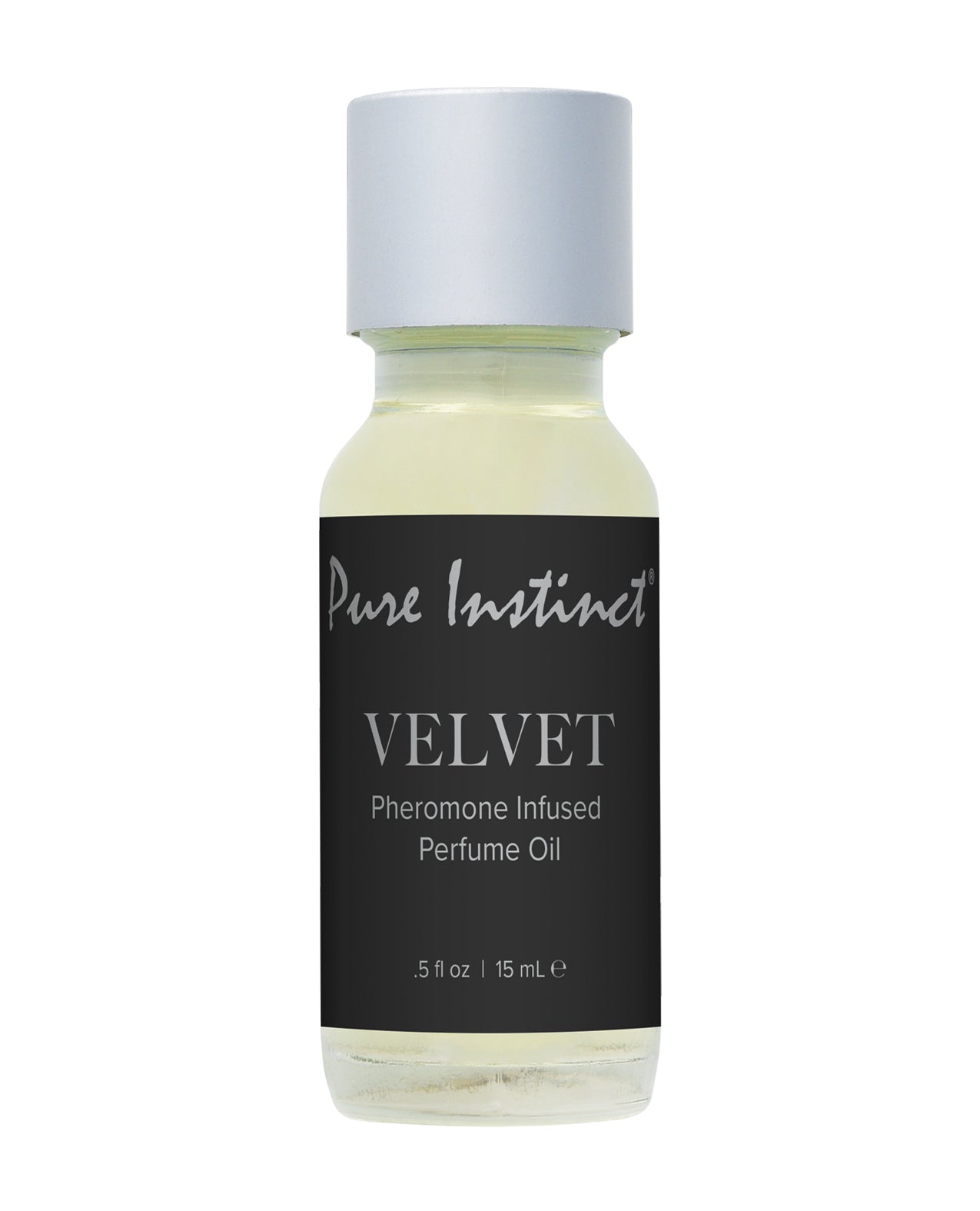 Pure Instinct Pheromone Perfume Oil Velvet - 15 ml Dropper Glass