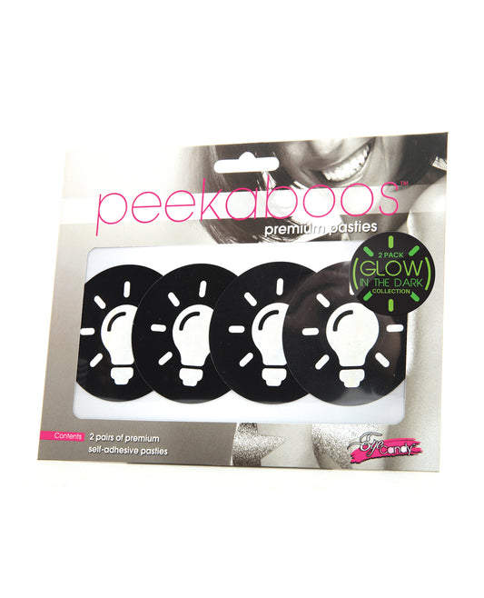 Peekaboos Glow in the Dark Light Bulb - Pack of 2