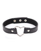 Plesur PVC Heart Connector Choker - Black