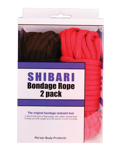 Plesur Cotton Shibari Bondage Rope 2 Pack