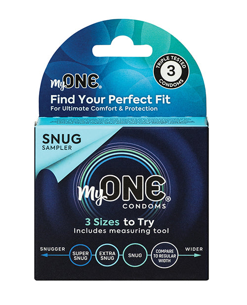 My One Snug Sampler Condoms - Pack of 3