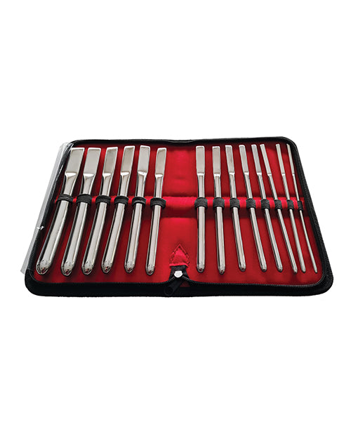 Rouge Stainless Steel Hegar Uterine Dilator Set - Set of 14 by Rouge Group Ltd