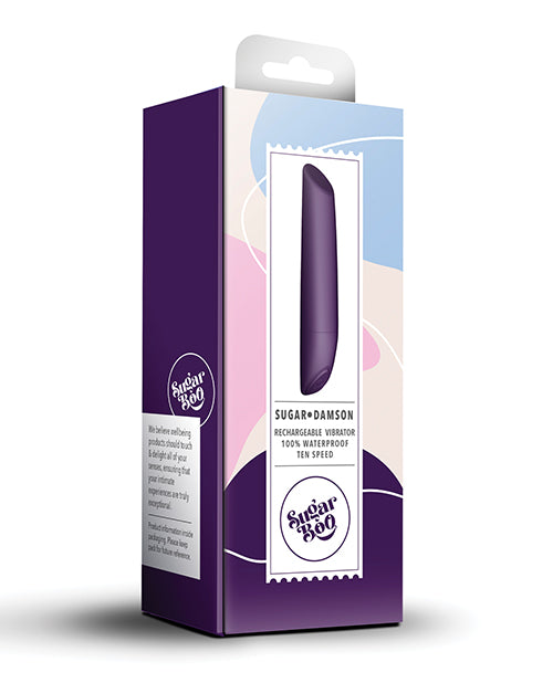 SugarBoo Sugar Damson Rechargeable Vibrator - Damson by Rocks-off
