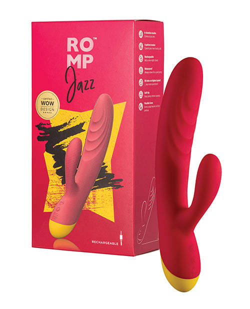 ROMP Jazz Rabbit Vibrator - Berry